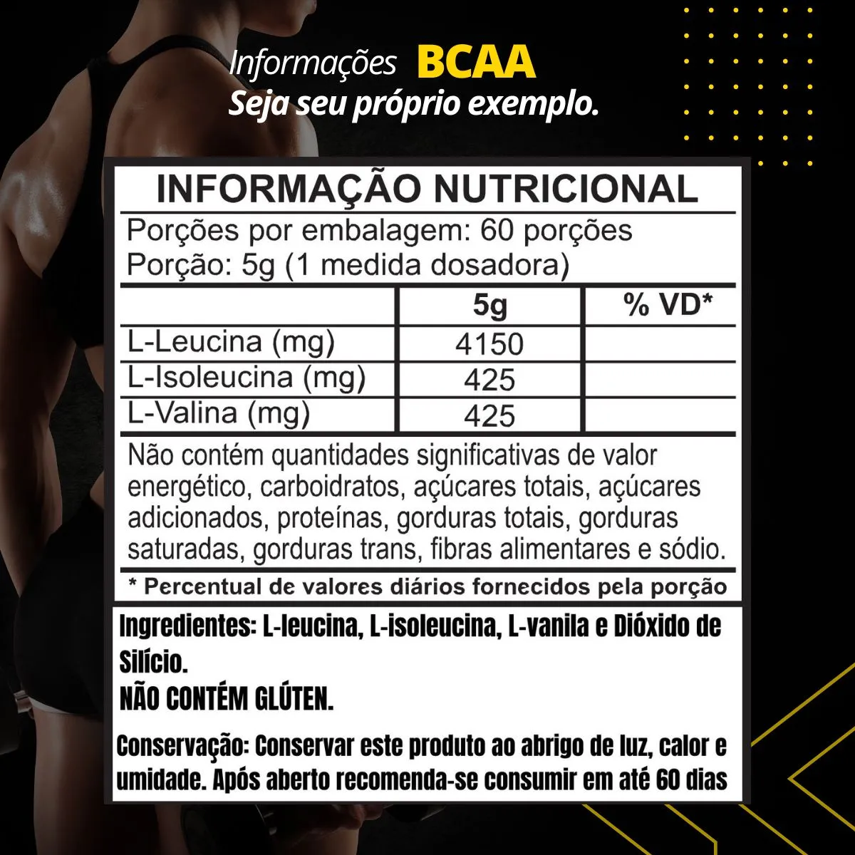 BCAA-300g/MODERNA - Imagem 2
