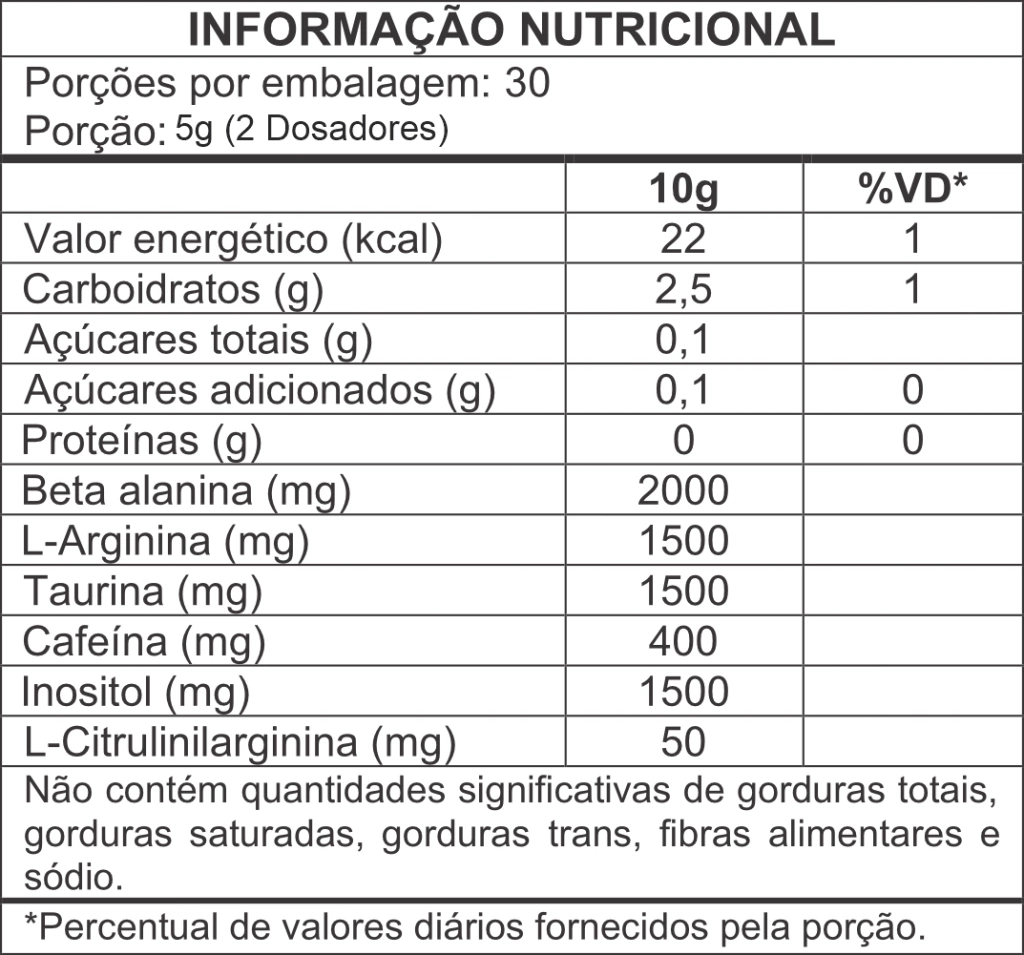 PRÉ TREINO DARK PUMP 300g - NYER - Imagem 2