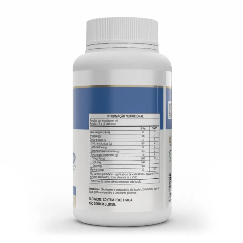 Ômega 3 EPA DHA: Ômega 3 + Vitamina E 120 Cápsulas - Imagem 2